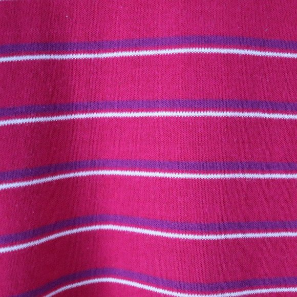 ❌SOLD❌vintage 80s soft knit cropped stripe tee - Picture 4 of 5